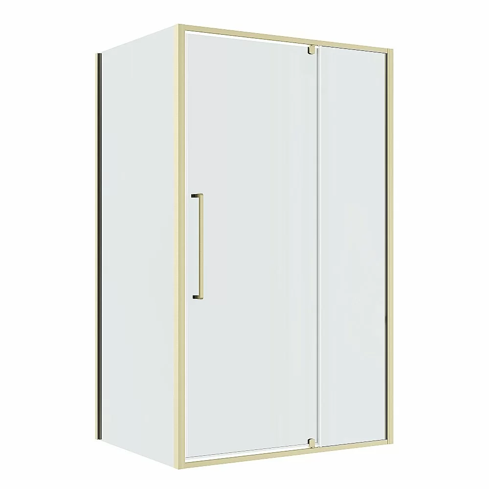 Душевой уголок Niagara Nova NG-45-12ASG-A100SG-34 120x100 стекло прозрачное/профиль брашированное золото купить в интернет-магазине Sanbest