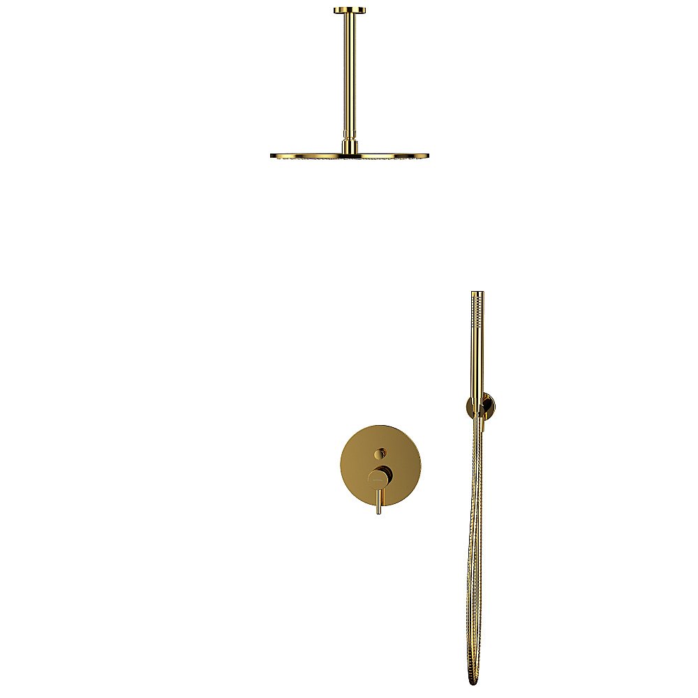 Душевая система WhiteCross Y YSET12GL золото купить в интернет-магазине сантехники Sanbest