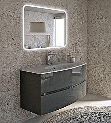 Тумба с раковиной Cezares DALILA 100 Antracite для ванной в интернет-магазине Sanbest