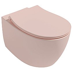 Унитаз подвесной Isvea Sentimenti Neo 10AR02010SV-2S лососевый матовый, безободковый купить в интернет-магазине Sanbest