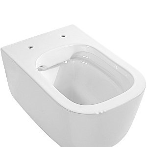 Унитаз подвесной Aquatek Лугано AQ2002-00 белый, с крышкой микролифт, безободковый купить в интернет-магазине Sanbest