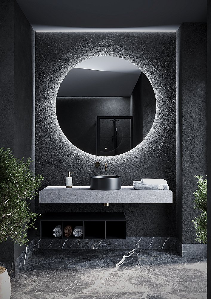 Зеркало LED Sancos Sfera SF1200 в ванную от интернет-магазине сантехники Sanbest