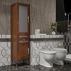 Пенал Опадирис Мираж 45 левый, светлый орех купить в интернет-магазине сантехники Sanbest