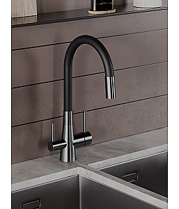 Смеситель для кухни Agger Elegant A3230355 оружейная сталь матовая купить в интернет-магазине сантехники Sanbest