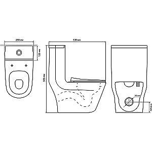 Унитаз-моноблок Laguraty 101G зеленый, с крышкой микролифт (детский) купить в интернет-магазине Sanbest