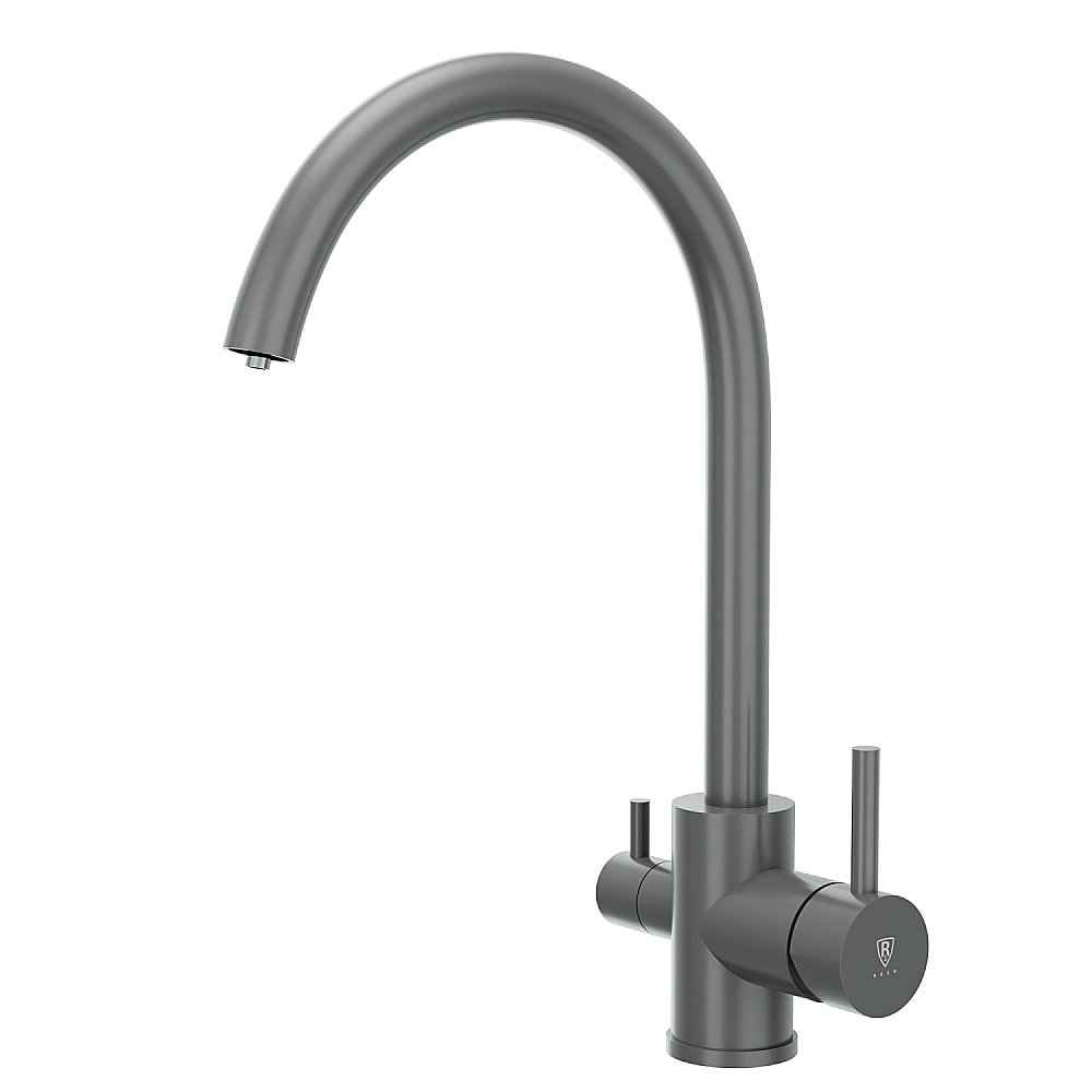 Смеситель для кухни Rush SUS9035-37Grey графит купить в интернет-магазине сантехники Sanbest