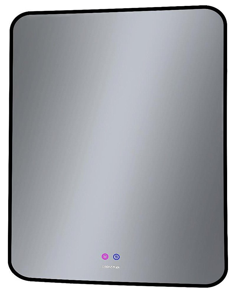 Зеркало Grossman ELEGANS-норма Black 70x80 1770802 черное в ванную от интернет-магазине сантехники Sanbest