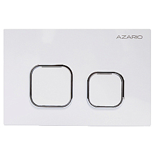 Кнопка для инсталляции Azario NEW-TS AZ-ABS-002-W белая купить в интернет-магазине сантехники Sanbest