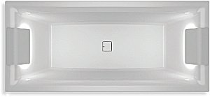 Акриловая ванна Riho Still Square Led 180x80 B099005005 белая купить в интернет-магазине Sanbest