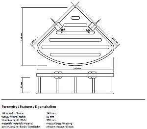 Мыльница Bemeta Cytro 146208082 купить в интернет-магазине сантехники Sanbest