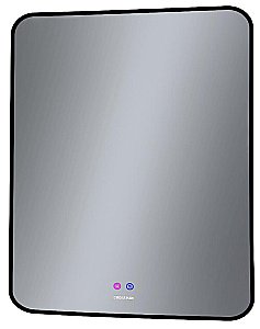 Зеркало Grossman ELEGANS-норма Black 70x80 1770802 черное в ванную от интернет-магазине сантехники Sanbest