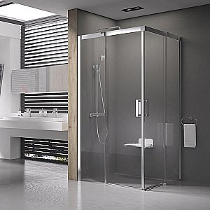 Душевой уголок Ravak Matrix 1WVAAC00Z1 100x100 профиль блестящий/прозрачное стекло купить в интернет-магазине Sanbest