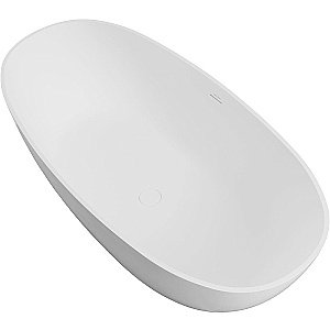 Ванна из искусственного камня Allen Brau Krion Neo Oval 2.35003.21 170x80 белая матовая купить в интернет-магазине Sanbest