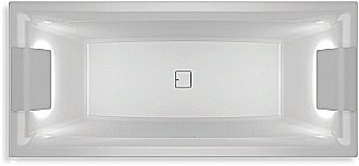 Акриловая ванна Riho Still Square Led 180x80 B099005005 белая купить в интернет-магазине Sanbest