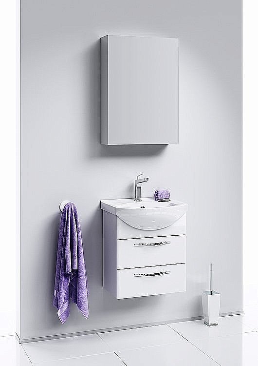 Тумба с раковиной AQWELLA Аллегро 50 Т5/2 для ванной в интернет-магазине Sanbest
