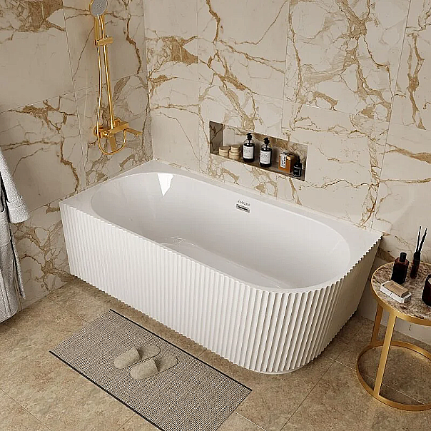 Ванна акриловая Grossman Cristal 150х75 GR-2205F белая купить в интернет-магазине Sanbest