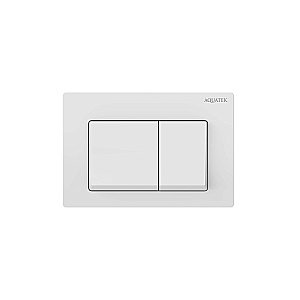 Кнопка для инсталляции Aquatek Small TDI-0000004 белая (клавиши квадратные) для INS-0000018 купить в интернет-магазине сантехники Sanbest