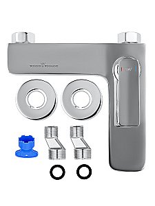 Смеситель для ванны WONZON & WOGHAND SHARK, Хром (WW-483101-CR) купить в интернет-магазине сантехники Sanbest