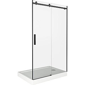 Душевая дверь Good Door GALAXY WTW-150-C-B профиль черный/стекло прозрачное купить в интернет-магазине Sanbest
