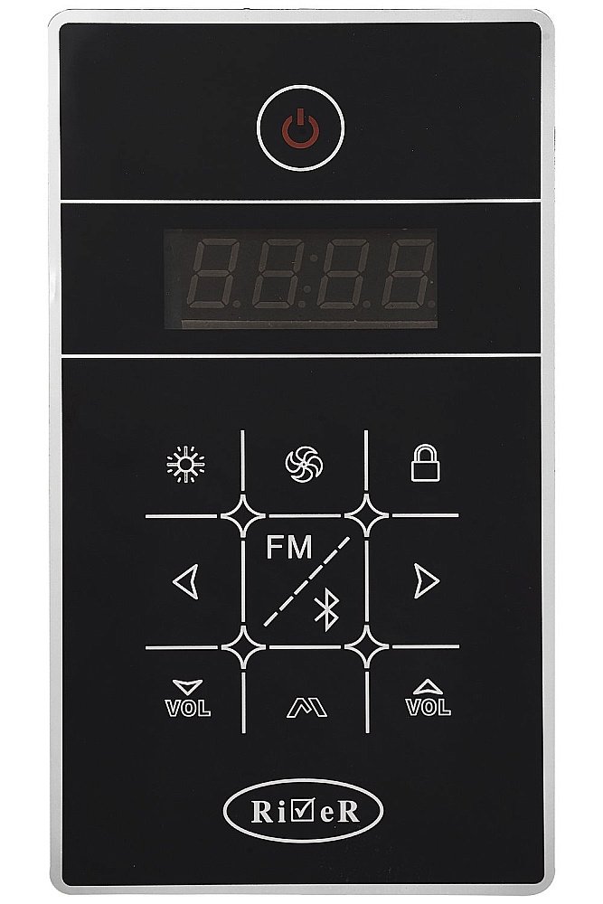 Душевая кабина RIVER TEMZA  90/24 ТН стекло тонированное купить в интернет-магазине Sanbest