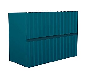 Тумба для раковины Art&Max AM-ELEGANT-600-2C-SO-AQ-P аквамарин купить в интернет-магазине сантехники Sanbest