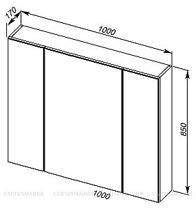 Тумба с раковиной Aquanet Мадейра 100 для ванной в интернет-магазине Sanbest
