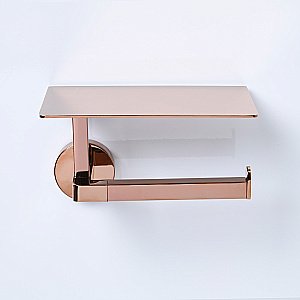 Держатель для туалетной бумаги WasserKraft Asphe K-77725 розовое золото купить в интернет-магазине сантехники Sanbest