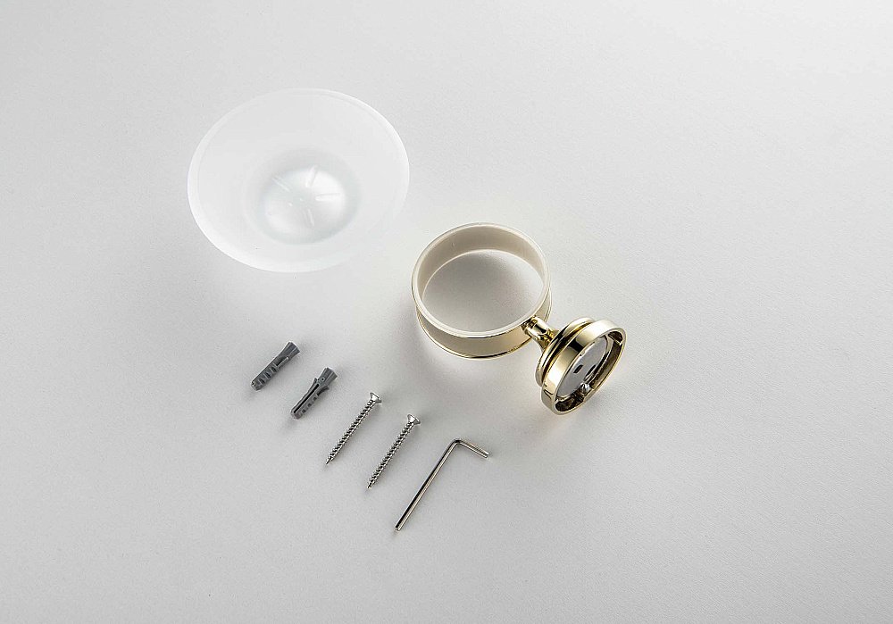 Мыльница Aquatek Классик AQ4503PG стекло матовое/золото полированное купить в интернет-магазине сантехники Sanbest