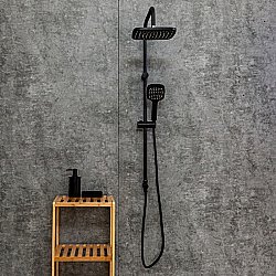 Душевая система Orange O-Shower OW04b черный матовый купить в интернет-магазине сантехники Sanbest