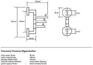 Крючок Bemeta Omega 104206072 купить в интернет-магазине сантехники Sanbest