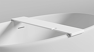 Полка для ванны Salini GABBIANO 1906202M 90 белая матовая купить в интернет-магазине сантехники Sanbest