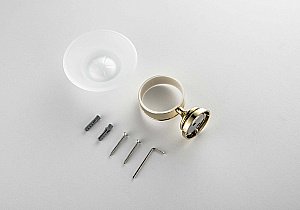 Мыльница Aquatek Классик AQ4503PG стекло матовое/золото полированное купить в интернет-магазине сантехники Sanbest