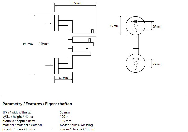 Крючок Bemeta Omega 104206072 купить в интернет-магазине сантехники Sanbest