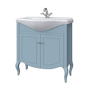 Тумба с раковиной Caprigo Verona 33518 80 синяя для ванной в интернет-магазине Sanbest