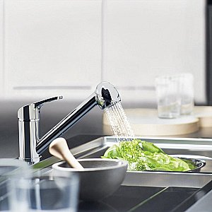 Смеситель для кухни PAINI Creta 42CR568LMKM хром купить в интернет-магазине сантехники Sanbest