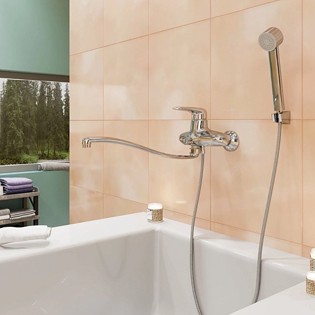 Смеситель для ванны MIXLINE ML 522148 купить в интернет-магазине сантехники Sanbest