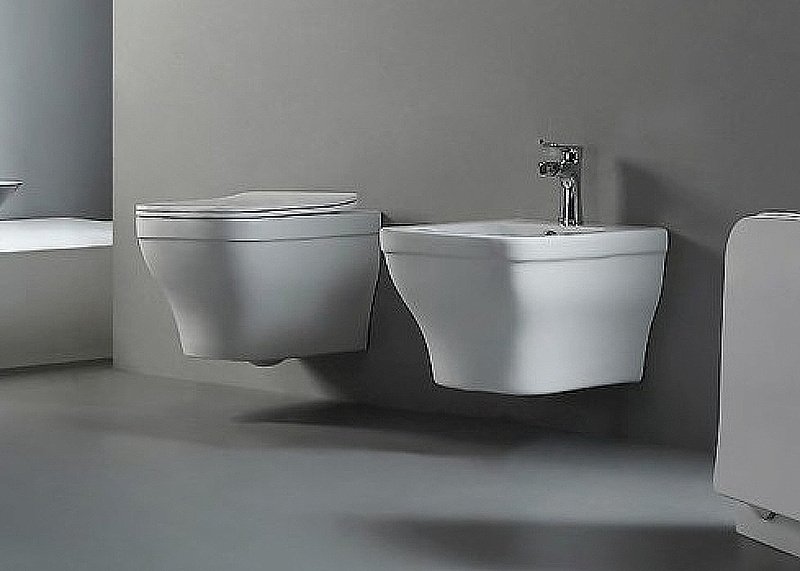 Унитаз подвесной Aquatek Амадео AQ1180-00 белый, с крышкой микролифт, безободковый купить в интернет-магазине Sanbest