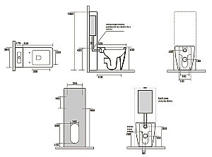 Унитаз напольный Kerasan Ego 3216 с бачком купить в интернет-магазине Sanbest