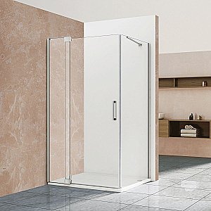 Душевой уголок Vincea Extra VSR-1E101110CL 100x110 стекло прозрачное/профиль хром купить в интернет-магазине Sanbest