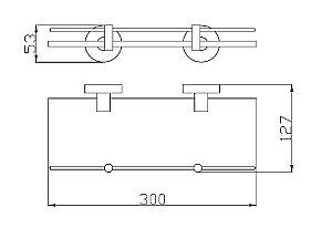 Полка Rav-Slezak COLORADO COA0900/30 купить в интернет-магазине сантехники Sanbest