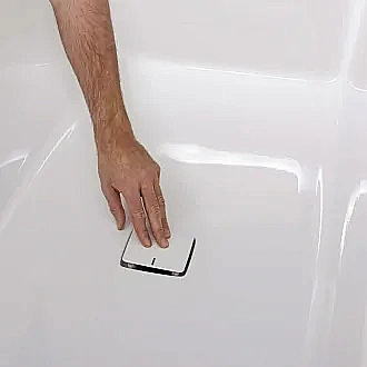 Акриловая ванна Riho Still Shower Led 180x80 B103003005 белая купить в интернет-магазине Sanbest