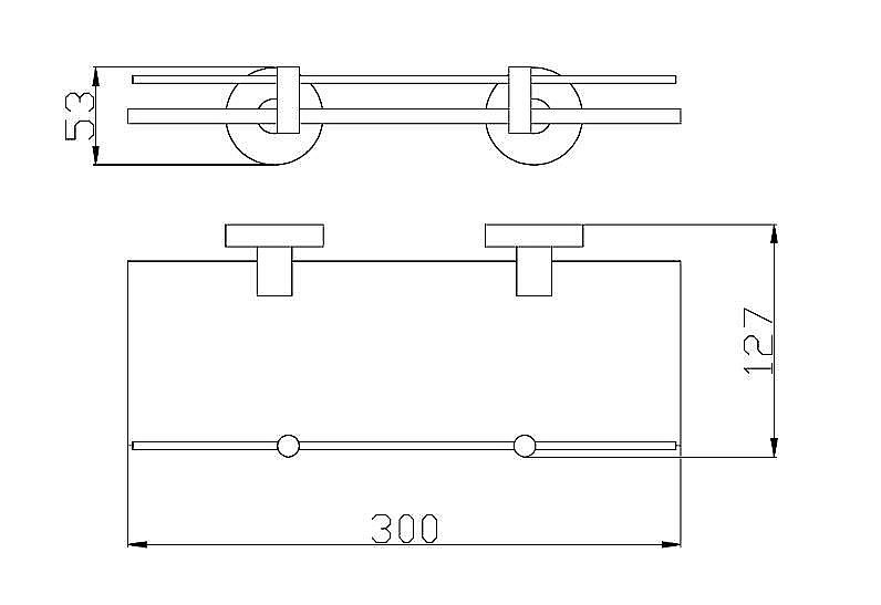Полка Rav-Slezak COLORADO COA0900/30 купить в интернет-магазине сантехники Sanbest