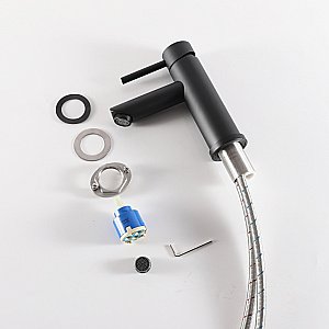 Смеситель для раковины Gid Berlin SS080-BM-K черный матовый купить в интернет-магазине сантехники Sanbest