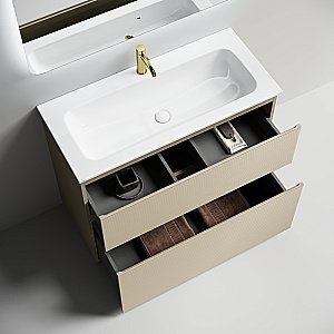 Тумба с раковиной Sancos FOLK Floor FL100FCP/CN7013 100 Капучино для ванной в интернет-магазине Sanbest