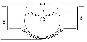 Тумба с раковиной Опадирис Риспекто 105 слоновая кость для ванной в интернет-магазине Sanbest