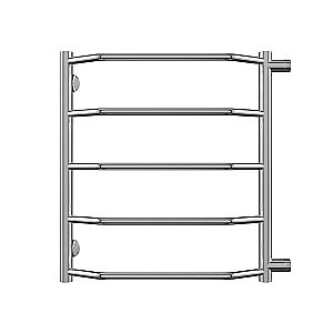Полотенцесушитель водяной Terminus Виктория П5 500x596 с боковым подключением 500 купить в интернет-магазине сантехники Sanbest