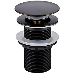 Донный клапан Boheme 612-B черный купить в интернет-магазине сантехники Sanbest