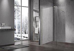 Душевая перегородка Vincea Walk-In VSW-1H700CLBN 70 профиль брашированный никель/стекло прозрачное купить в интернет-магазине Sanbest