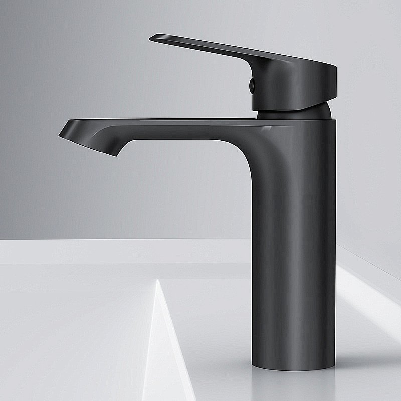 Смеситель для раковины AM.PM Func F8F02122 черный матовый купить в интернет-магазине сантехники Sanbest