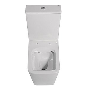 Унитаз ABBER Rechteck AC1210 с крышкой микролифт, с бачком, безободковый купить в интернет-магазине Sanbest